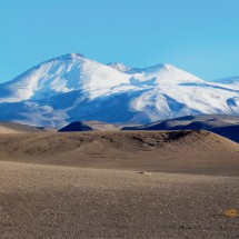 Ojos del Salado from the street to Laguna Verde - a lot of snow!